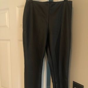 Fake leather leggings